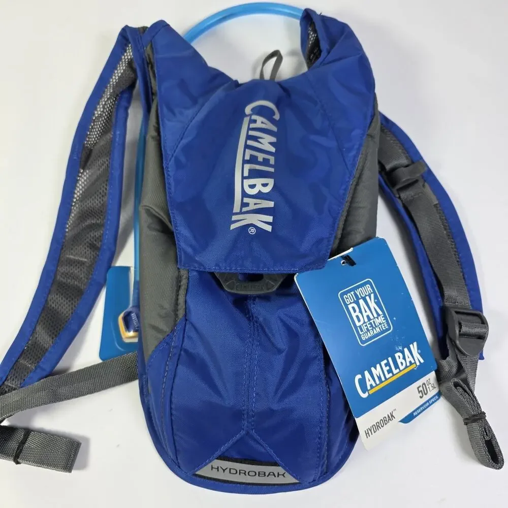 NEW Camelbak HydroBak 1.5L 50oz Hydration Backpack Biking Pack Blue Bike Cycling
